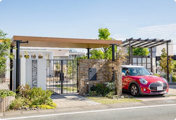 300坪のエクステリア大展示場
