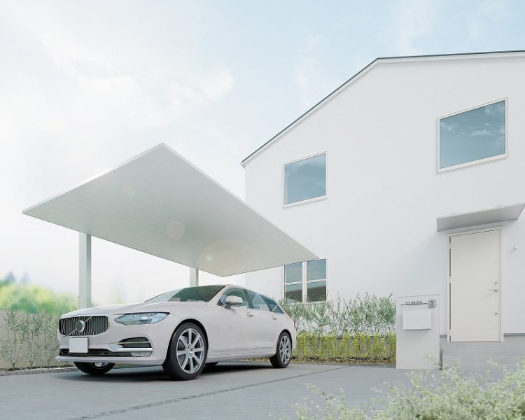 カッコいいカーポート　SC　ハマニグリーンパーク大人気商品