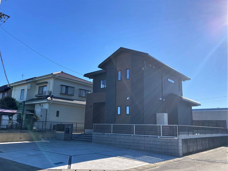 新築外構工事が完成しました。　袋井市