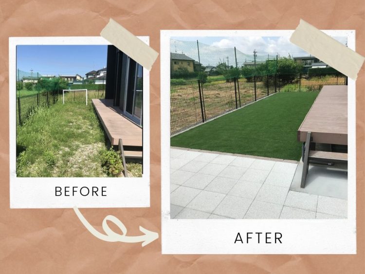 雑草リフォーム工事