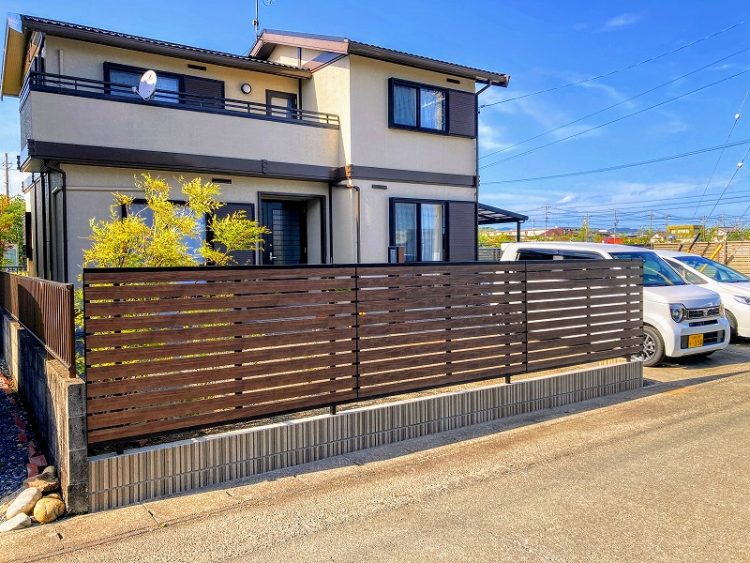 目隠しフェンスで見た目スッキリ！　施工例