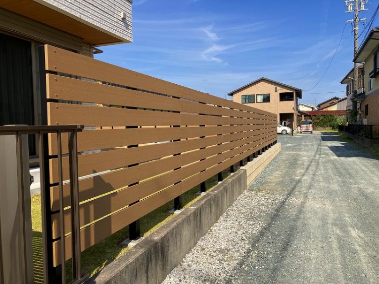 エコモックフェンス設置後②