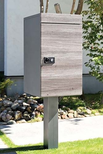 3WAYで使える便利な宅配ボックス付きポスト　カレ