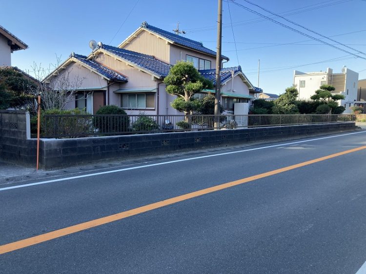 古いブロック塀のリフォーム工事　浜松市