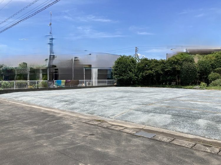 雑草地　駐車場工事　施工後
