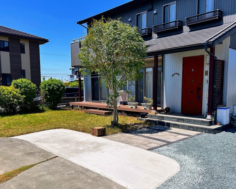 アプローチ改修後