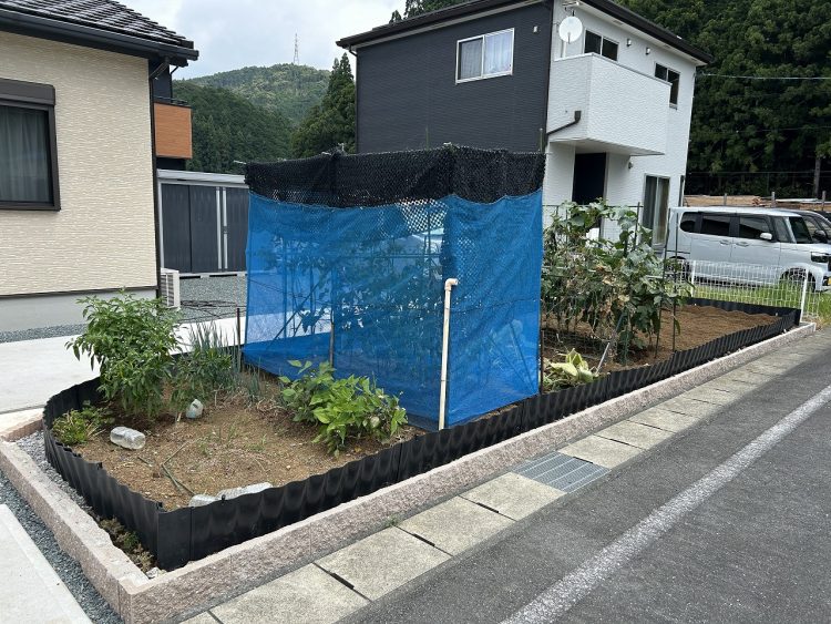 家庭菜園　外構