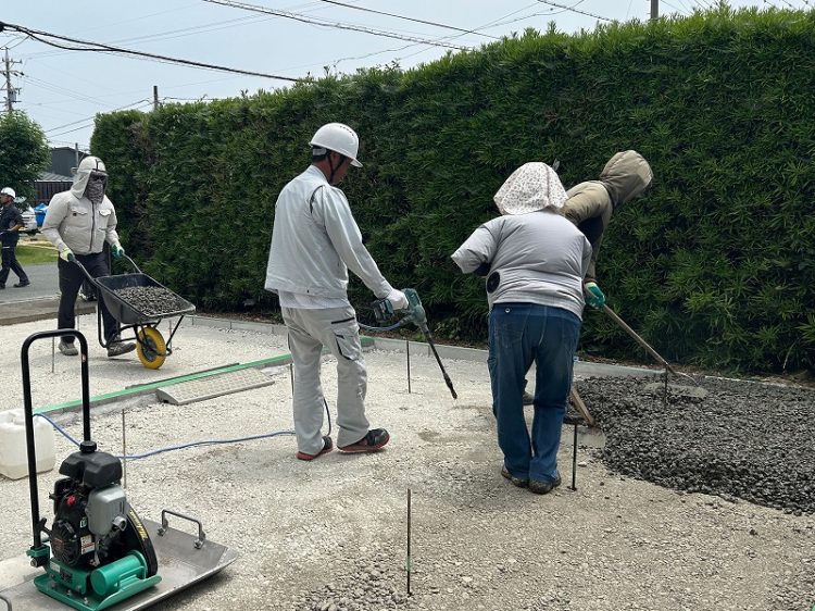 ドライテック　施工　浜松市　外構工事