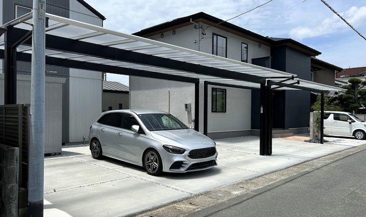 スカイリードやヴィラウッドを使った外構