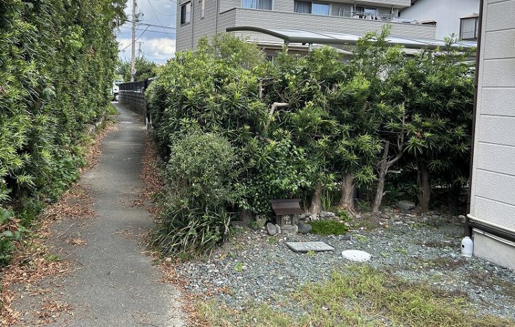 生垣からフェンス