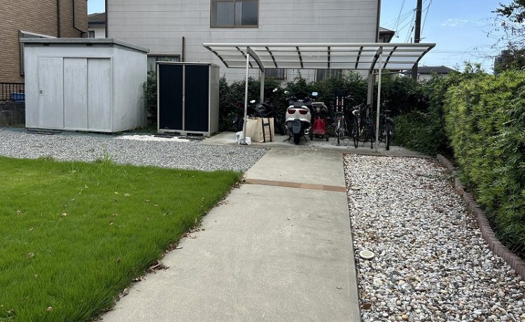 生垣からフェンス