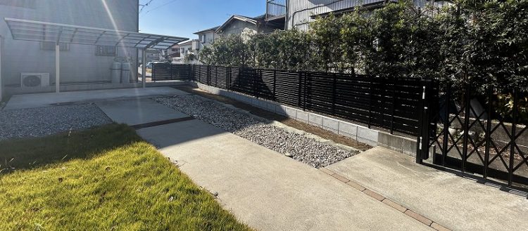 生垣からフェンス