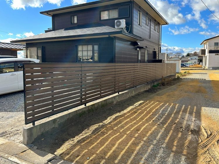 浜松市外構工事施工例　三協アルミ　シャトレナⅡ