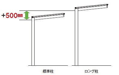 レセパ 柱長さ+500