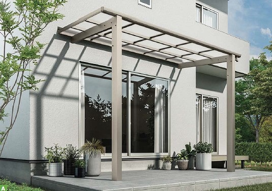 ２種類のタイプで用途に対応するテラス　レセパ