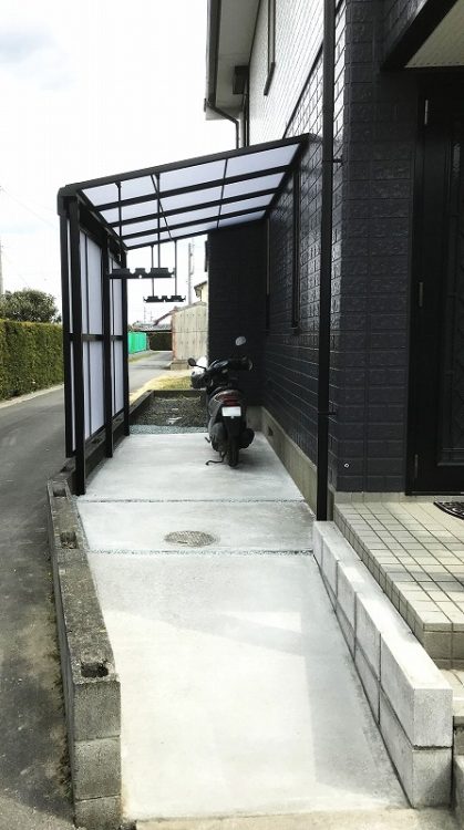 自転車置き場　【施工後】