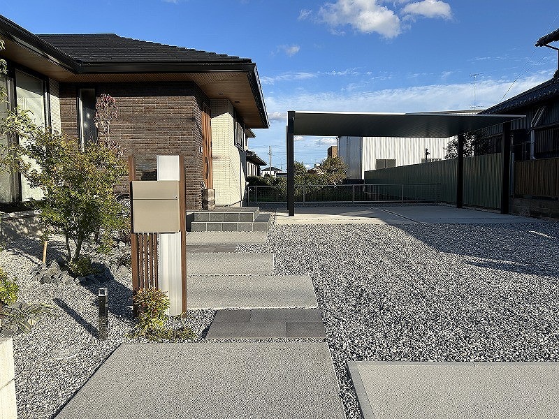 上質な素材でつくる　機能性とデザインが調和されたエクステリア　浜松市中央区 O様邸
