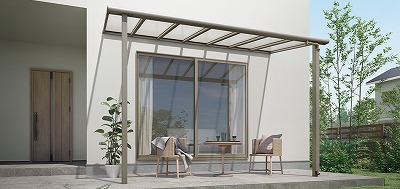 テラスＶＳ　強風にも負けない業界最強レベルのテラス！　浜松市ハマニグリーンパークおススメ商品