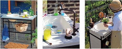 袋井市・磐田市・掛川市の立水栓はエクステリア専門店ハマニグリーンパークへご相談ください