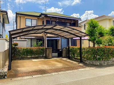 駐車スペース拡大　リフォーム　施工例　浜松市