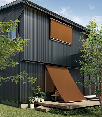 洋風すだれでエコと省エネを　ＹＫＫアウターシェード　浜松市浜北区