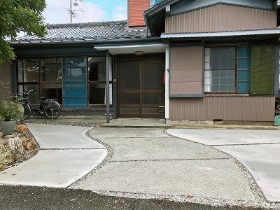 お庭のリフォーム　ブロック塀をフェンスに　浜松市西区