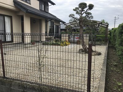 お庭で長年観賞用として植えられていた植栽をリフォームしました。浜松市