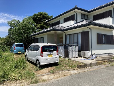 駐車場をコンクリートで舗装しました　浜松市の施工例