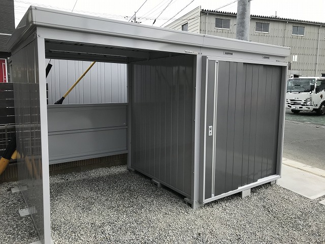 物置とオープンスペース　便利なＮＥＸＴＡ-ｗｉｔｈ　を設置しました。浜松市東区