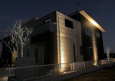 エクステリアに新しい夜の価値を創り出すライティングはいかがですか。　掛川市