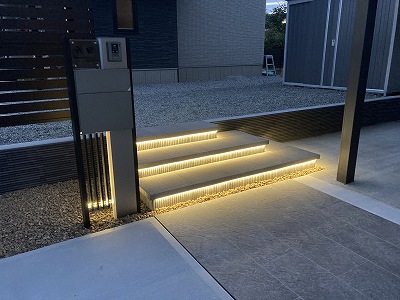 袋井市、磐田市　お庭のライトアップはハマニグリーンパークにおまかせください