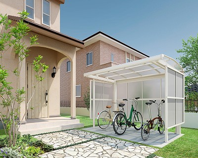 袋井市、磐田市でサイクルポートの施工はハマニグリーンパークにお任せ下さい！