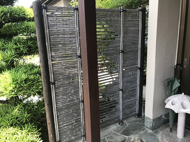 人工強化竹垣ご紹介