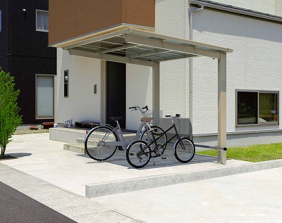 あったら便利！サイクルポート設置例　浜松市