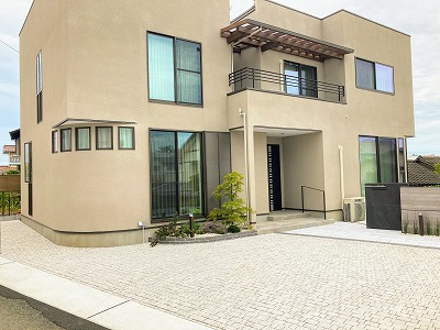 シックでモダンな外構工事　施工例　浜松市