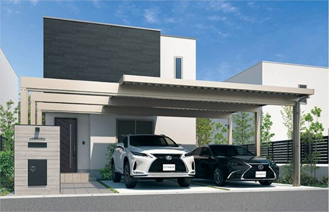 強風にも負けない折半カーポートＧ１－Ｒ　浜松市ハマニグリーンパークおすすめ商品