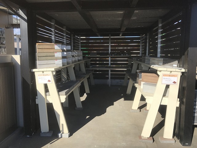 サンプル展示コーナーをリニューアルしました。