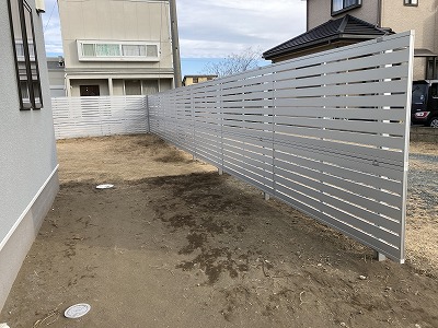 浜松市で目隠しフェンスを設置してお庭がプライベート空間になりました！